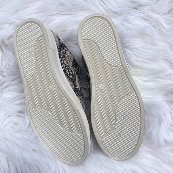 Steve Madden Reeves Neon Star Snake Print Sneakers Size 8 - Picture 8 of 9